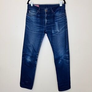 Freenote Cloth The Rios Slim Straight Selvedge Jeans - Men's Size 31*31 - Blue